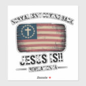 イエス来様の背中 シール (シート)