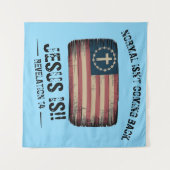 イエス来様の背中 タペストリー (正面(横))