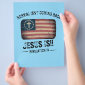 イエス来様の背中 チラシ (手)