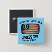 イエス来様の背中 缶バッジ (正面&裏面)