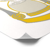 イエス来様の金ゴールド砂時計 ポスター (角)