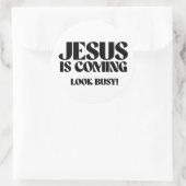 イエス来様の顔忙し ラウンドシール (バッグ)