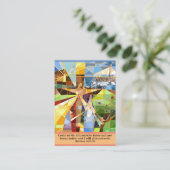 イエス来様への祈りの言葉カード 名刺 (スタンド正面)