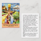 イエス来様への祈りの言葉カード 名刺 (正面/裏面)