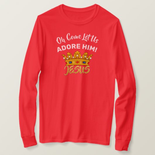 イエス来様を崇拝しよう Tシャツ (デザイン正面)