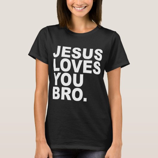 イエス様があなたを愛する仲間 – Christian Faith Tシャツ (正面)