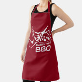 イエス様がこのBBQを祝福しますように エプロン (インサイチュ)