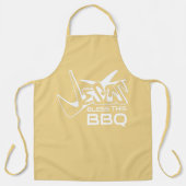 イエス様がこのBBQを祝福しますように エプロン (正面)