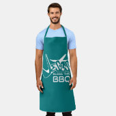 イエス様がこのBBQを祝福しますように エプロン (着用した状態)