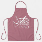 イエス様がこのBBQを祝福します エプロン (正面)