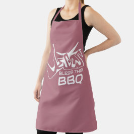イエス様がこのBBQを祝福します エプロン