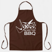イエス様がこのBBQを祝福します エプロン (正面)