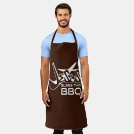 イエス様がこのBBQを祝福します エプロン