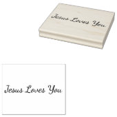 イエス様がスクラップブックのバイブル・スタンプを愛する ラバースタンプ (押印)