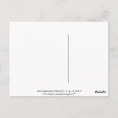 イエス様がナザレのはがきに拒否される ポストカード (裏面)