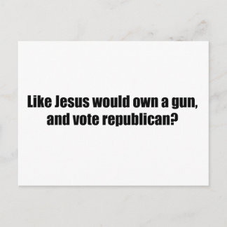イエス様が共和党に投票するように ポストカード