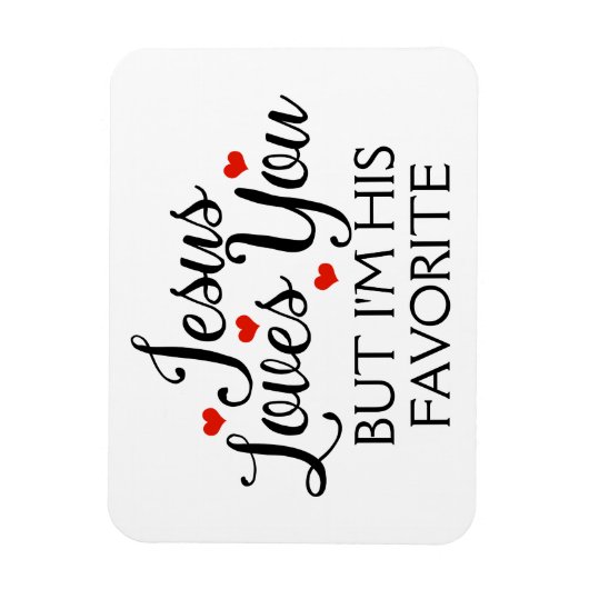 イエス様が君のスローガンお気に入りのを愛しおもしろいている マグネット (縦)