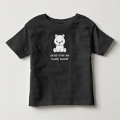 イエス様が大好きベアチャイルドTシャツ トドラーTシャツ (正面)