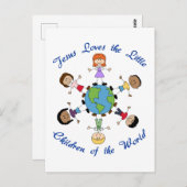 イエス様が子どもたちを愛する ポストカード (正面/裏面)