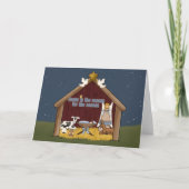 イエス様が季節の挨拶状の理由 シーズンカード (正面)