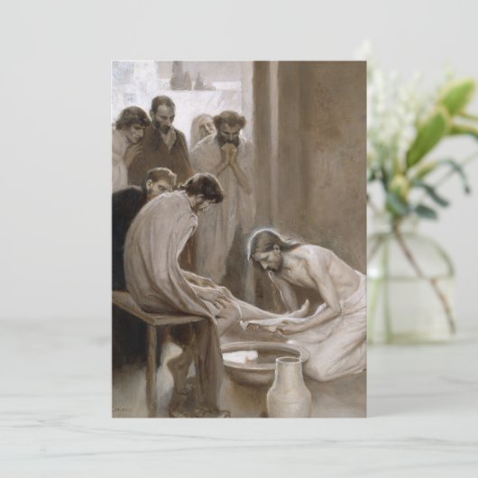 イエス様が弟子たちを洗う足 | アルバート・エーデルフェルト (スタンド正面)