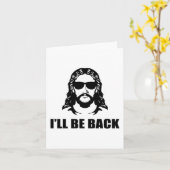 イエス様が戻ってくる カード (黄色い花)