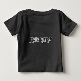 「イエス様が救う」キリスト教徒の名言 ベビーTシャツ