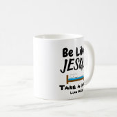イエス様が昼寝Tシャツを着る コーヒーマグカップ (正面右)
