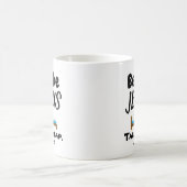 イエス様が昼寝Tシャツを着る コーヒーマグカップ (中央)