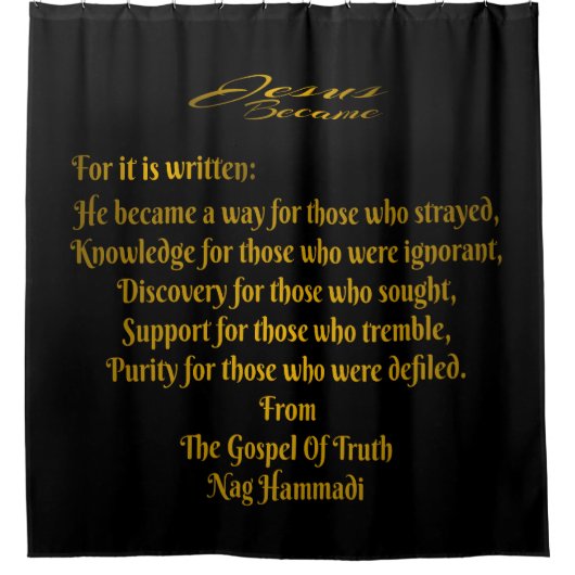 イエス様が来た シャワーカーテン (正面)