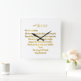 イエス様が来た スクエア壁時計