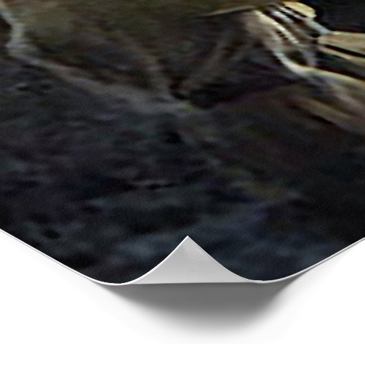 イエス様が水の上を歩く3 & St Peter Poster Wide ポスター (角)