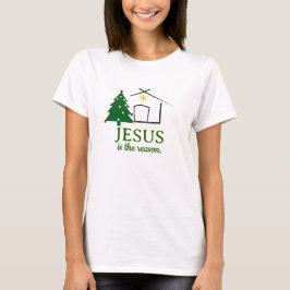 イエス様が理由 信仰に基づく Tシャツ