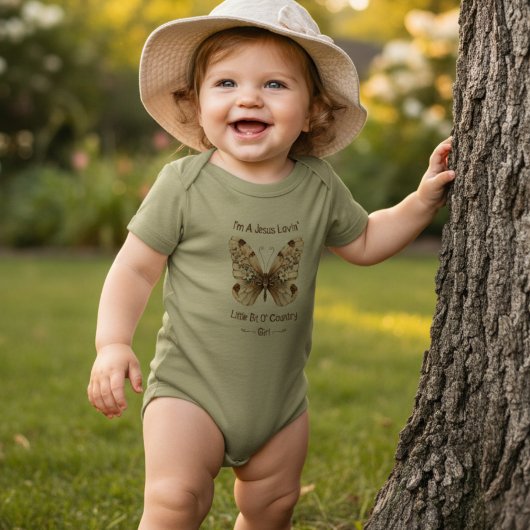 イエス様が田舎の赤ちゃん女の子を愛して