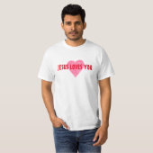 イエス様が男の価値Tシャツを愛される Tシャツ (正面フル)