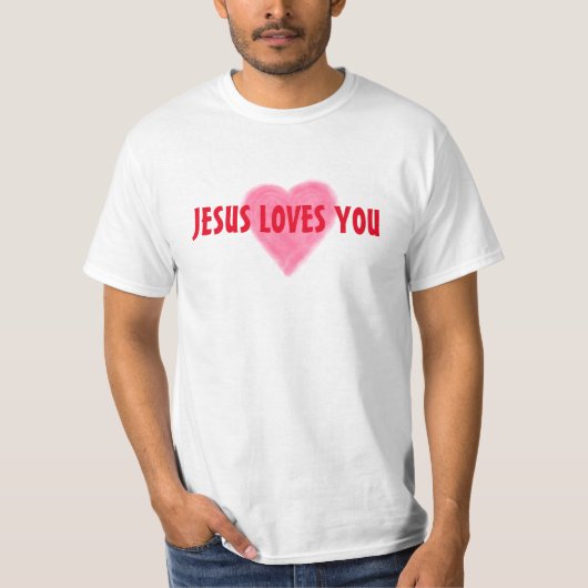 イエス様が男の価値Tシャツを愛される Tシャツ (正面)