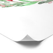 イエス様が私を愛する水彩リースポスター ポスター (角)