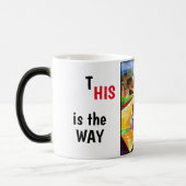 イエス様が道を選ぶ モーフィングマグカップ (左)