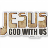 イエス様と私たち シール (正面)