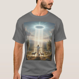 イエス様と羊のTシャツ Tシャツ