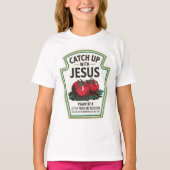 イエス様と追いつく Tシャツ (正面)