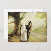 イエス様と馬芸はがき ポストカード (正面/裏面)