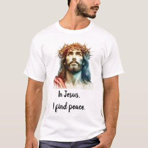 イエス様には平和な王室の高級Tシャツがある Tシャツ