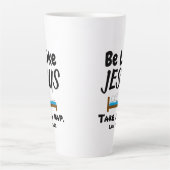 イエス様に似ている カフェラテマグ (正面)