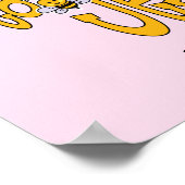 イエス様に帰属します - ピンク ポスター (角)