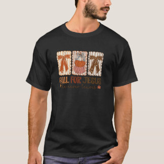 イエス様に心を奪われて 彼が去ることはない 花柄 キリスト教ファッション Tシャツ