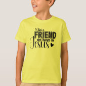 イエス様に私たちはなんて友達なんだ!子供用Tシャツ Tシャツ (正面)