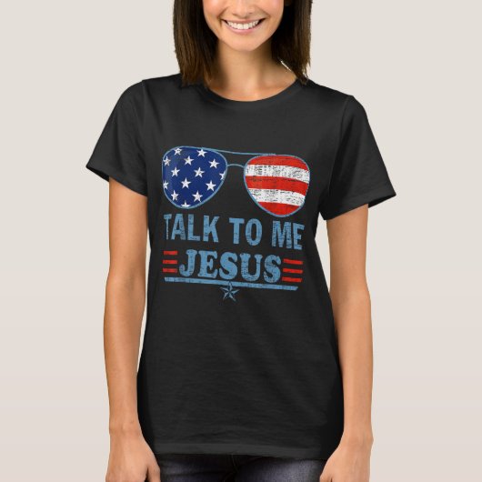 イエス様に話しかける Tシャツ (正面)