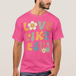 イエス様のような女の子のためのキリスト教徒の溝深い愛 Tシャツ