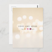 イエス様のような愛感動的 ポストカード (正面/裏面)